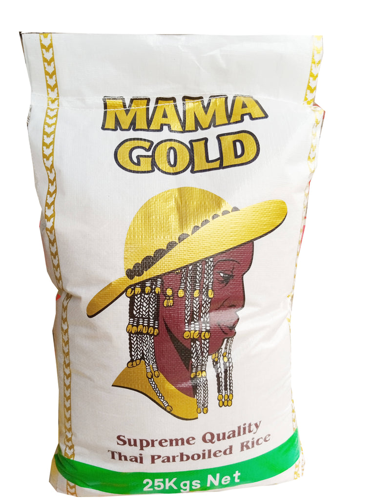 MAMAGOLD SUPREME QUALITY THAI PARBOILED RICE 25KG