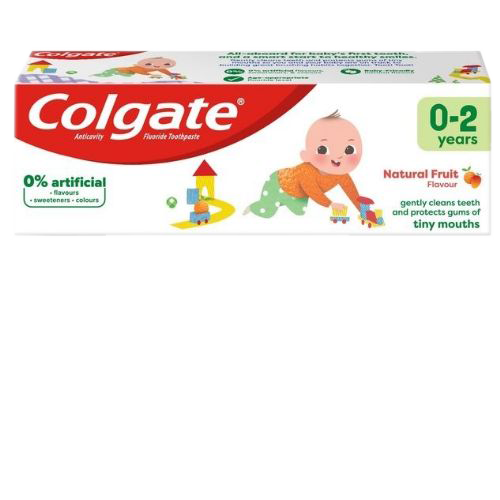 COLGATE FLOURIDE TOOTHPASTE CHILDREN 0-2YEARS
