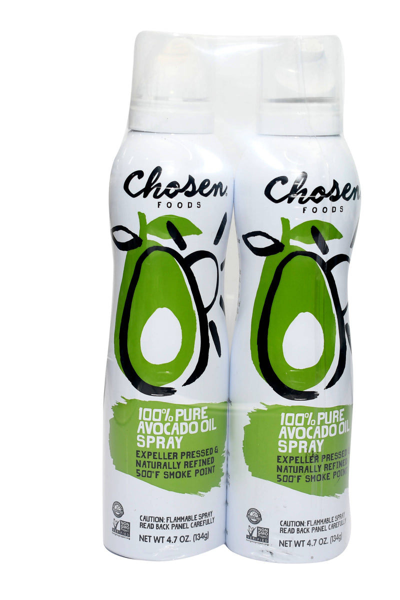 Chosen Foods 100 PURE AVOCADO OIL SPRAY 134g x12 GBN Farms