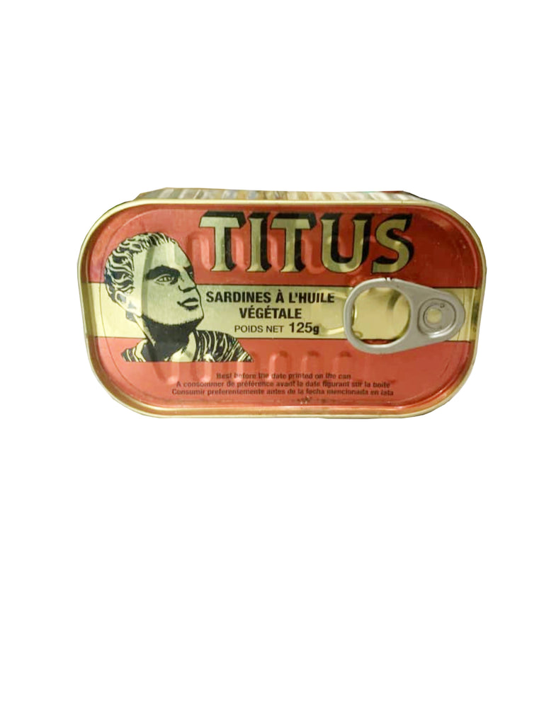 TITUS SARDINES 125G