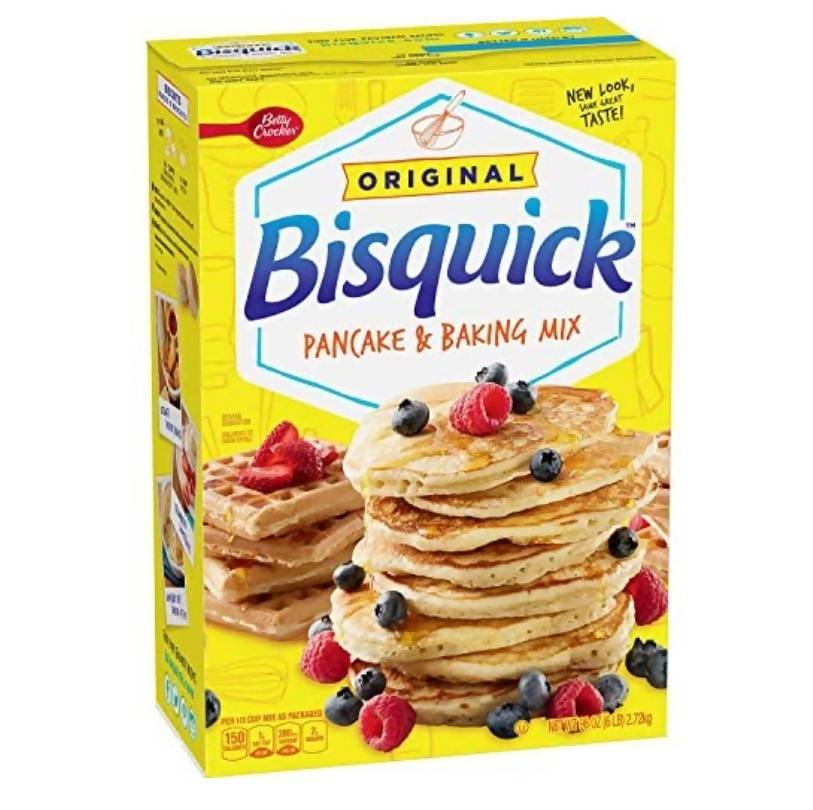 BETTY CROKERS Original Bisquick PANCAKE and BAKING MIX 2.72kg